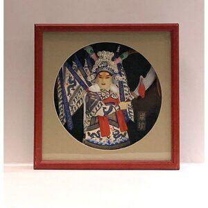 Framed 3D Art Chinese Historical Culture Shadowbox Zhou Yu Music Battle Chibi